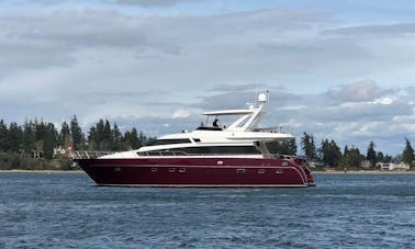 67' Luxury Italian Yacht Private Reserve in Seattle, Puget Sound, SanJuan Island