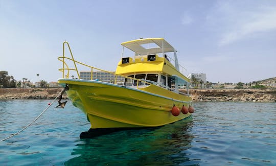 Yellow boat cruises - Private charters - In Protaras