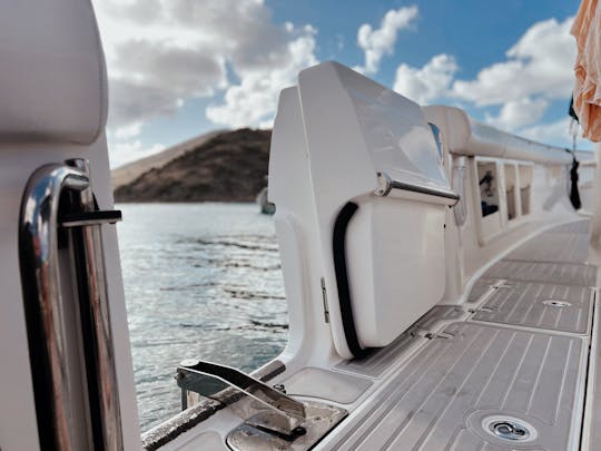 Boston Whaler de 38 pés com capitão para a melhor aventura em Sint Maarten