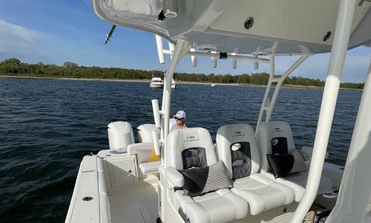 Comfortable seating while cruising the seas