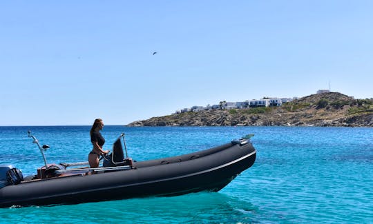 Rent Nautica Led Inflatable Boat in Ornos