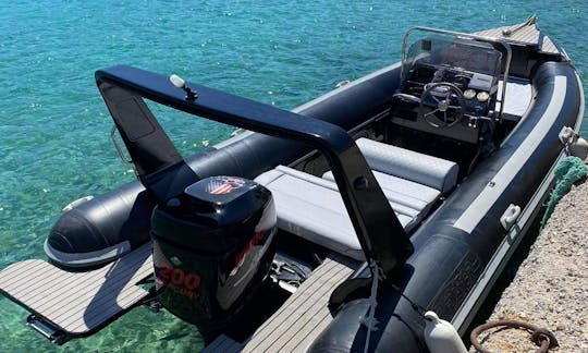 Explore Balos, Greece on a 19' Nathanail Predator RIB