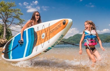 11' Inflatable Paddleboard with Lifejacket and Dry Bag