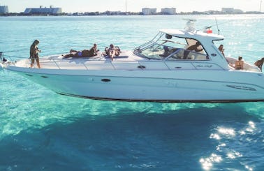 DSTNY 46' Sea Ray Yacht for 15 guests in Cancún, Quintana Roo