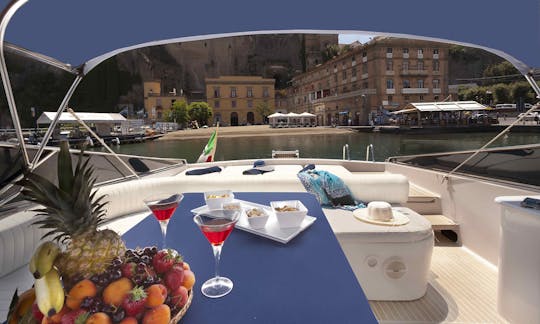  Luxurious 50' Itama Motor Yacht Charter with captain -Capri & Amalfi