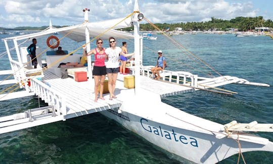 Croisière en bateau « Galatea » sur l'île de Siargao