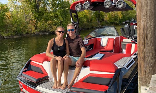 G23 Super Air Nautique Wakeboat for Charter in Alexandria, MN Lake Life!