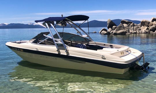 21' Bowrider - Wakeboard Tower with Speakers and Bimini Top