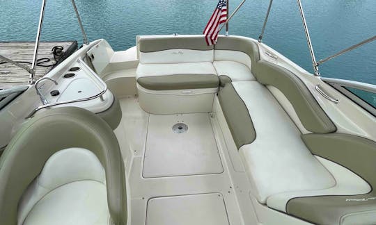 Affordable Sea Ray Bowrider for Experienced Boaters to Drive yourself or hire a captain!
