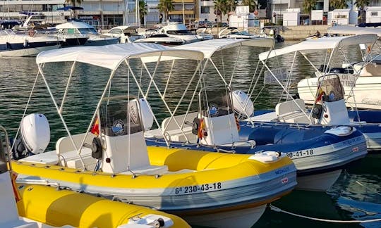 Gommo 500 Inflatable Boat in Estartit(Costa Brava) Rent with or without license!