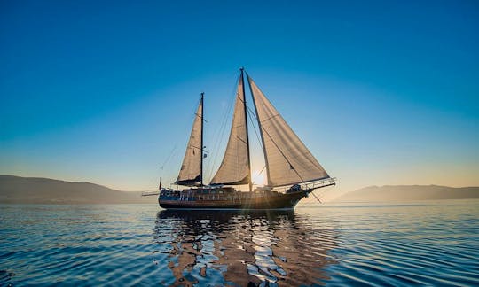 CAPRICORN  This wonderful luxury gulet sailing at the coasts of aegean and Mediterranean is 27 meters long and for 11 people