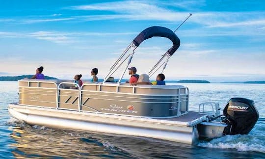 #17-Rent a  22' Sun Tracker Pontoon for 10 People in Seabrook, Texas