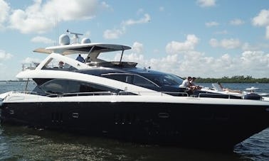 The Cabana - Luxury 86' Sunseeker Motor Yacht in South Florida