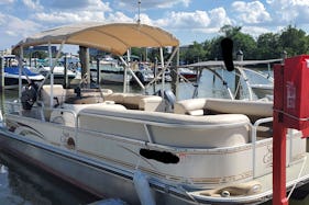 G3 Suncatcher 23ft Pontoon Boat  with Water Cabana Experience 