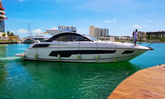 Private Sunseeker charter 53 feet Luxury Yacht in cancun  great deal   FREE JETSKI seadoo on your 6 hrs rental