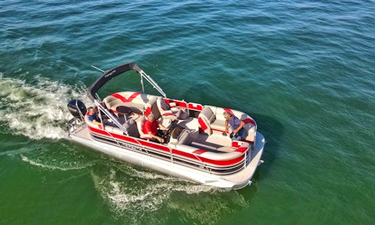 2022 Trifecta 24' Cruise Tritoon with 150 HP Mercury Outboard