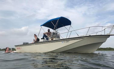 22ft outrage whaler in Seabrook ready to fish