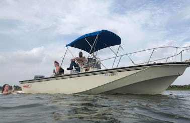 22ft outrage whaler in Seabrook ready to fish