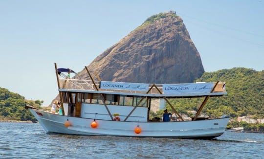 53ft Cumaru Lotta Boat Rental in Rio de Janeiro, Brazil for 28 person!