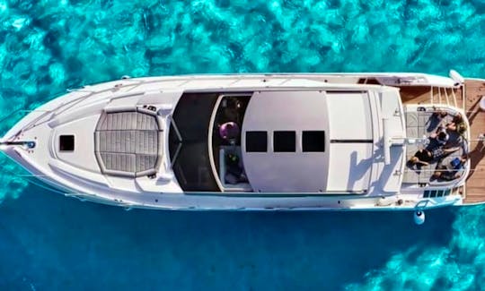 Sunseeker 53 ft SUPER PROMO Luxury Yacht in cancun    FREE JETSKI seadoo on your 6 hrs rental
