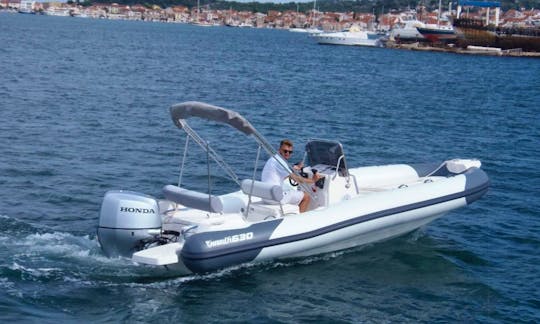 Rent Marlin 630 Inflatable Boat for 8 People in Murter