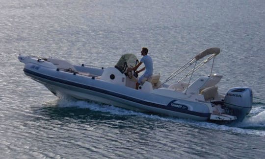 Drive the 23' Marlin Inflatable Boat in Murter