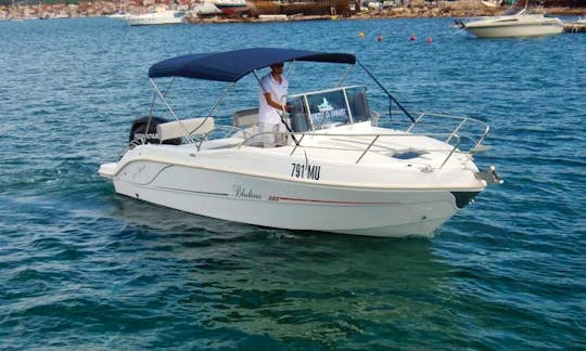 Blueline 23 Deck Boat for Rent in Murter