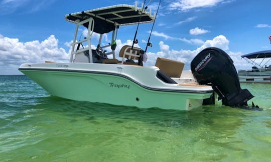 Offshore / Inshore Fishing or Visit Sandbar in Anclote Key with 21' Bayliner Trophy