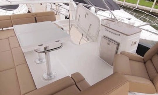 2019 Sea Ray Flybridge 45' Motor Yacht Charter for 12 People in Sea Bright, NJ