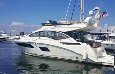 2019 Sea Ray Motor Yacht 45' Charter for 12 People in Rumson, NJ
