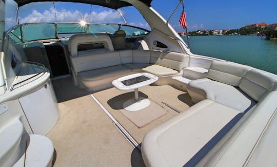 Charter this amazing Sea Ray 60 ft Yacht in CANCUN for up to20 guests   