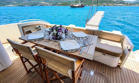 Princess 56' Luxury Yacht Charter in Bodrum