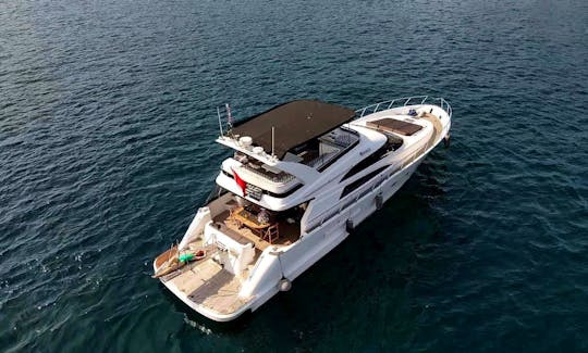 Luxury Mega Yacht for Daily Swimming Tour Adventure in İstanbul