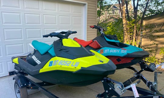 Pair of 2018 Sea Doo Jet Skis - Available Anywhere 60 Minutes of the Twin Cities