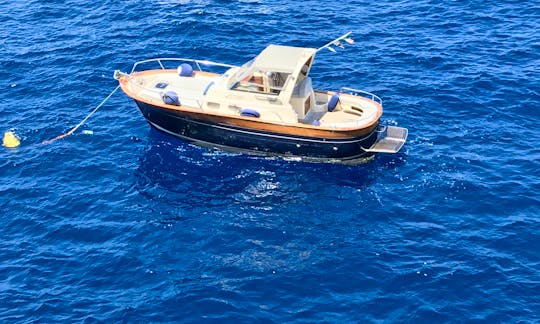 Captained Charters From Capri on a Gozzo Jeranto 750 Classic