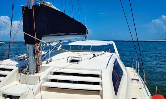 47' Sailing Catamaran on Galveston Bay for up to 12 guests