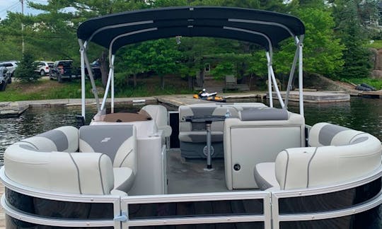 Starcraft EX 20 Cruise Pontoon Rental at Go Home Lake Marina, Ontario
