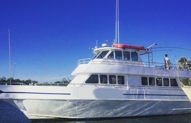 Charter the Beautiful 67' Sport Yacht for up to 60 People in Hollywood, Florida!