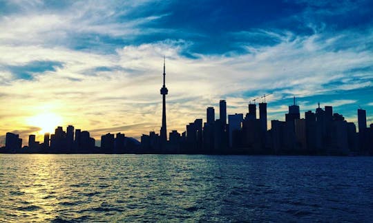 Toronto from the water. Take in the skyline