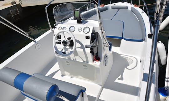 Motorboat Holiday 19 Open 80hp for Rent in Croatia