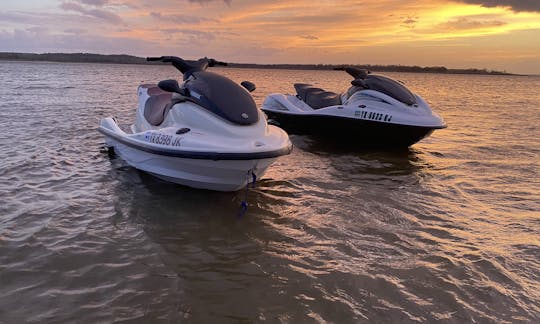 Alquiler de motos acuáticas Yamaha Waverunner en Lake Somerville, Texas