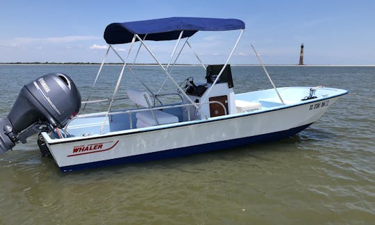 17' Classic Boston Whaler Charter in Folly Beach, South Carolina