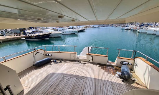 Antago 70ft Luxury Barcelona Yacht Cruise 12 People in Barcelona, Spain