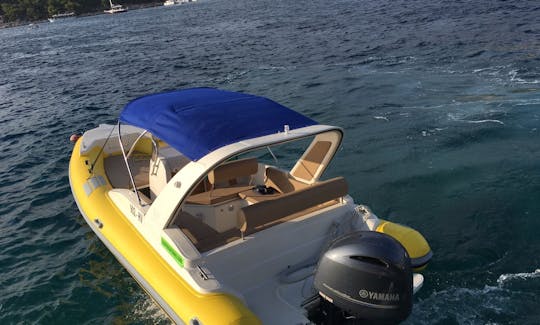 Solemar 175hp (RIB)-フヴァル・タウン-ヴィス、青の洞窟、パクレニの探索に最適です。 