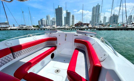 38ft Center console charter in Cartagena, Colombia