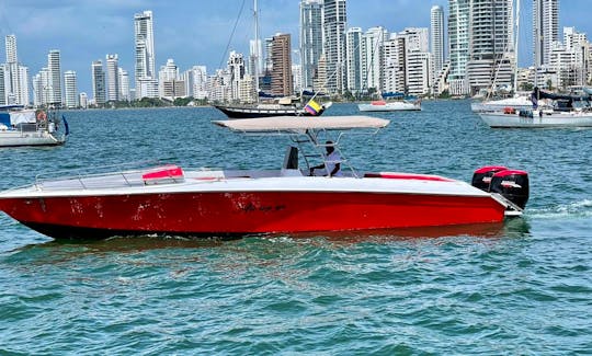 38ft Center console charter in Cartagena, Colombia