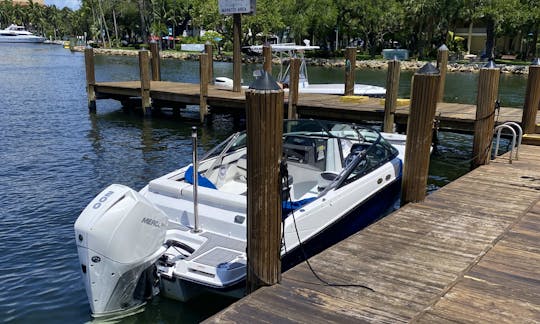2019 Luxury Monterey Bowrider in the heart of downtown Fort Lauderdale