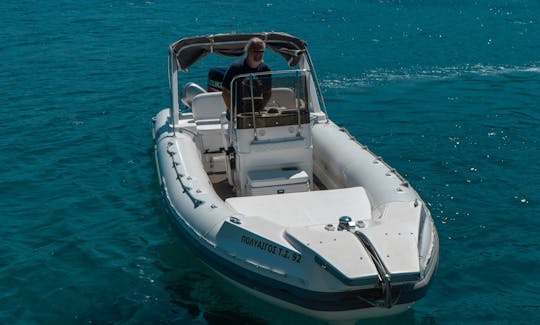 「ポリエゴス」オリンピック 7.2m RIB/250hp-シフノス島