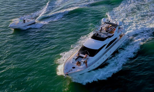 THIS IS THE PERFECT TIME TO ENJOY OUR  85' AZIMUT
