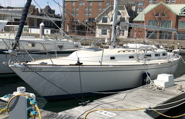 Sail Newport Rhode Island with Captain Kurt on 36' Pearson Sailboat